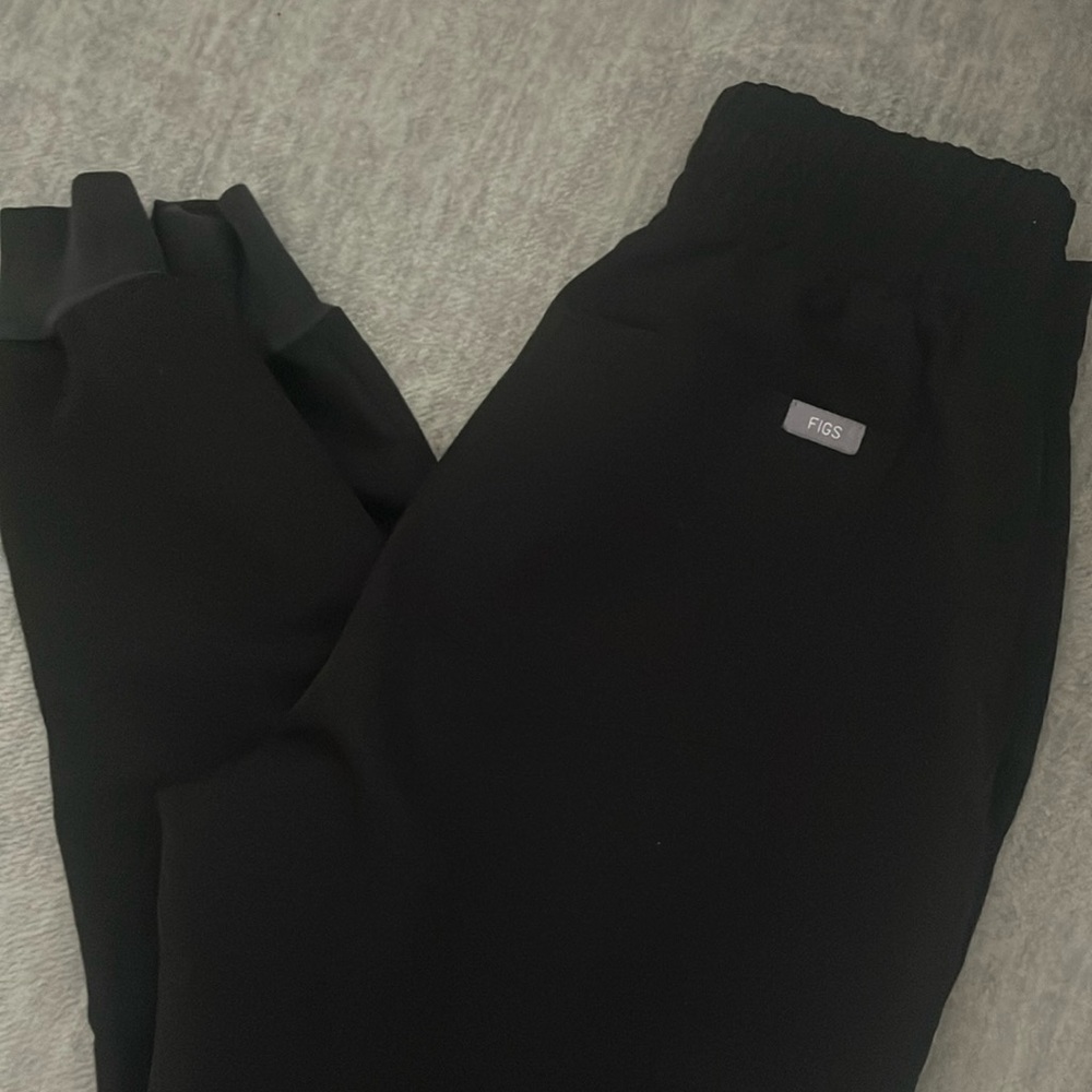 Black XSP scrub pants